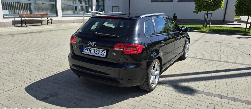 Audi A3 cena 33000 przebieg: 201500, rok produkcji 2010 z Debrzno małe 407